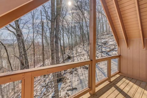 View from the private balcony off of Bedroom #1- perfect place to drink your morning coffee!
