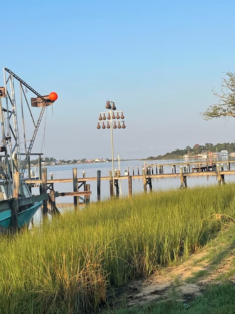The cottages are not on the river but it is walking distance.