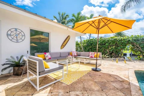 Enjoy your private backyard loungng by the pool