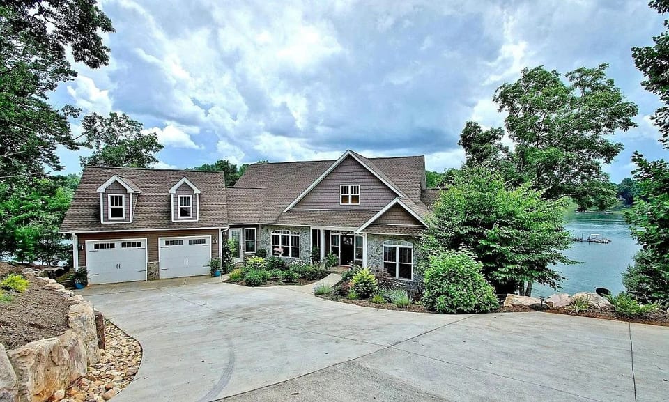 front of the house