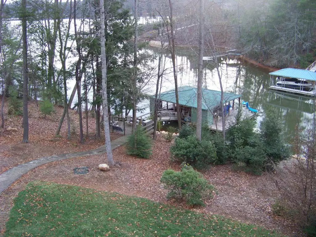 Winter view from deck Winter view from deck - Loch Nest - Lake James Nebo N.C.