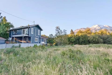 Surrounded by Open Space with astounding views of Mount Shasta, this house is still just 2 blocks from the heart of "downtown" Mount Shasta.