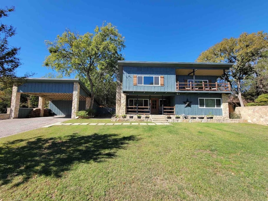 Newly painted with brand new second story deck to enjoy lake views and stargazing from at night