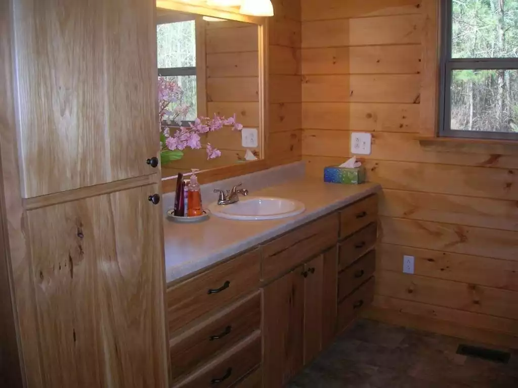 Master Bathroom Sink - The Crow's Nest at Sunnybrook Farm - Fort Payne