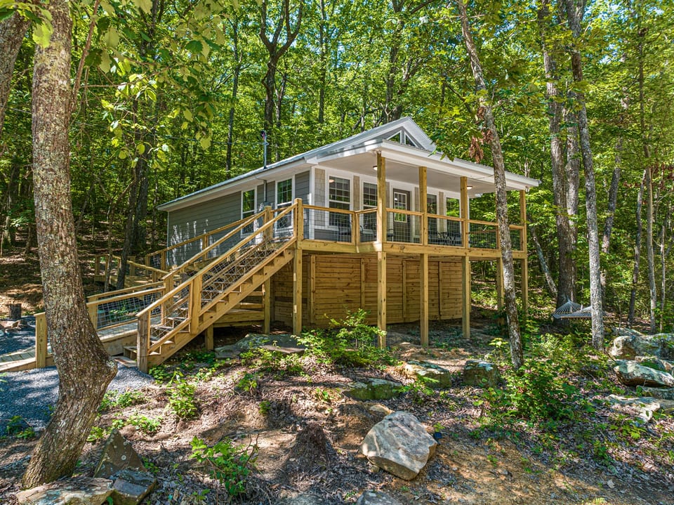 Secluded in the woods - but with fast Wi-Fi :)
