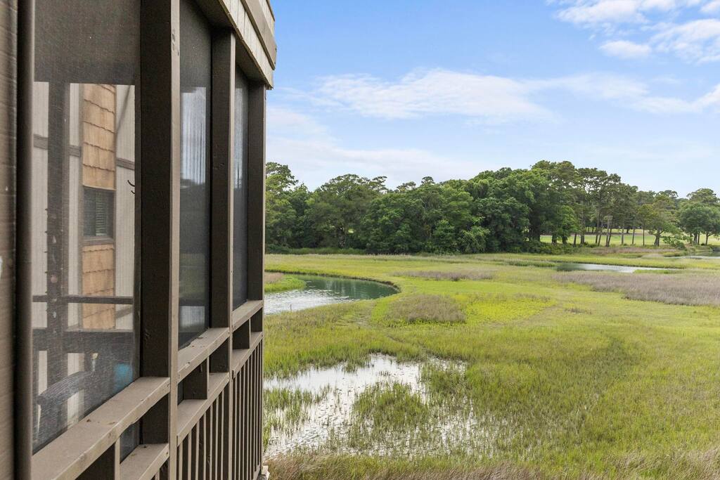 View from open balcony off master bedroom - Seashells at Mariners Cove- Shore Drive - Myrtle Beach