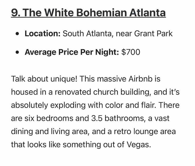 The White Bohemian Mansion Atlanta Sleeps 35+ - Atlanta