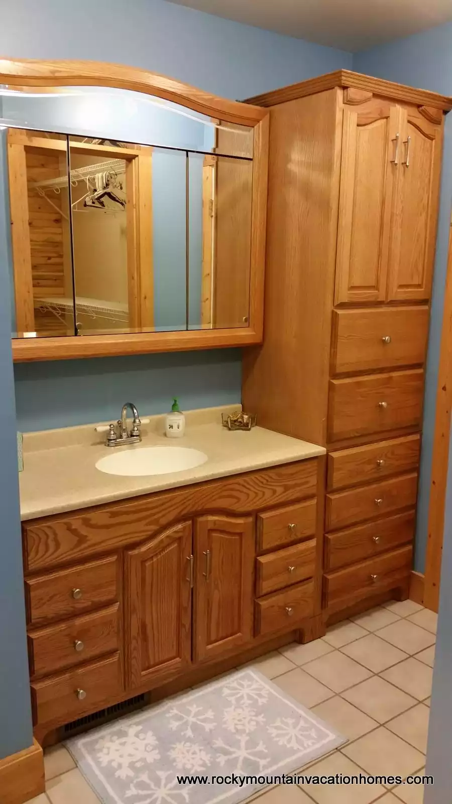 Master Bathroom with lots of storage