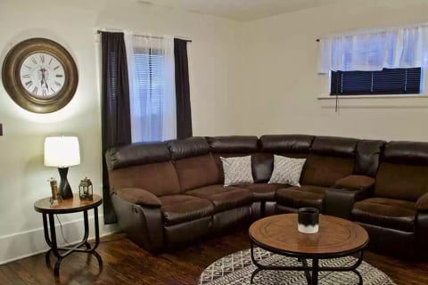 Family size reclining sectional