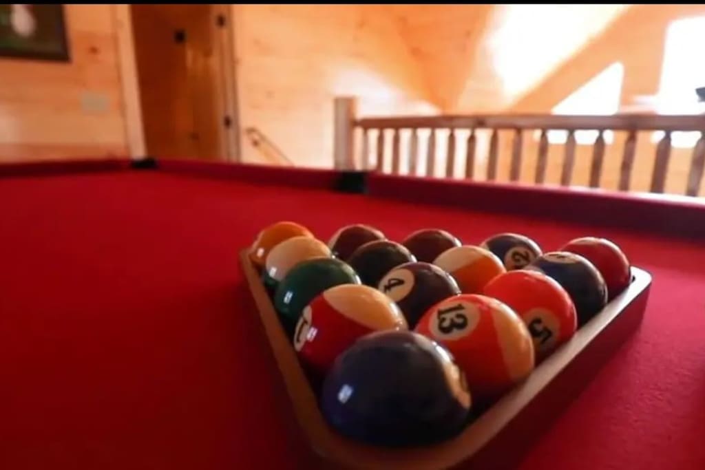 Pool Table in the Game Room