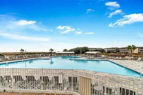 Steps to Largest Oceanfront Pool on Hilton Head Island!  Located on the dunes of Bradley Beach - steps to HHI's famous 12 mile Atlantic Ocean Beach!