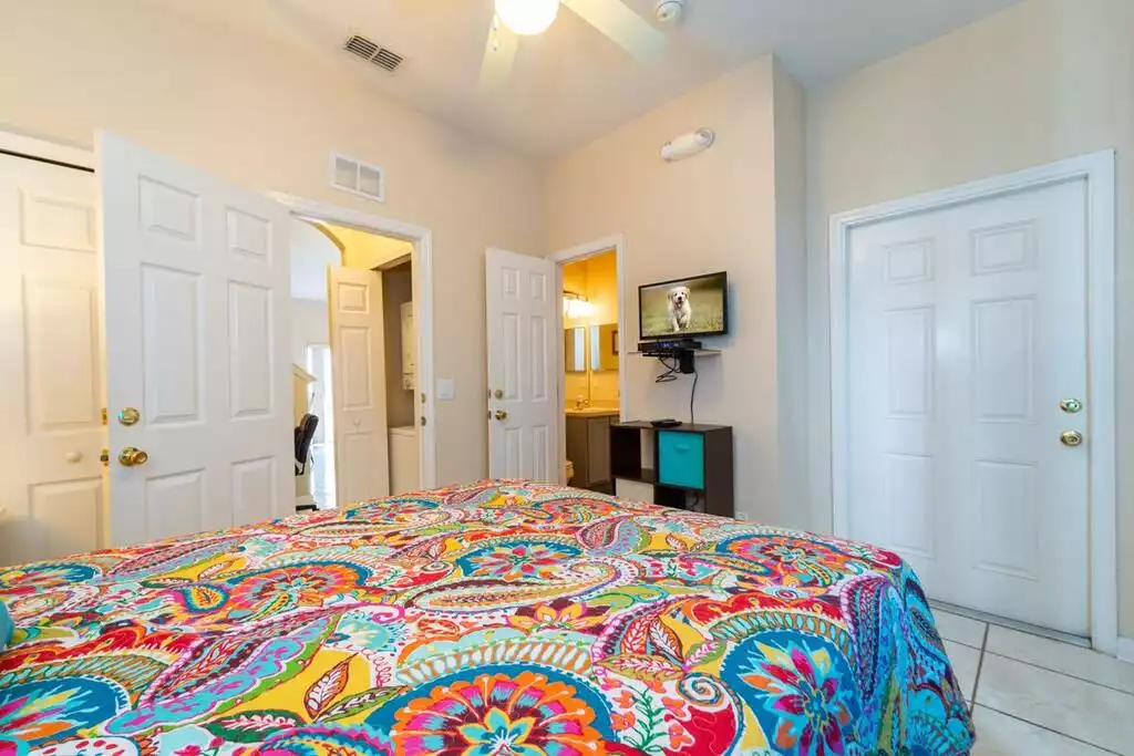 downstairs bedroom 1 downstairs bedroom 1 - Regal palms home, gated community ,pool (712CAL) - Davenport