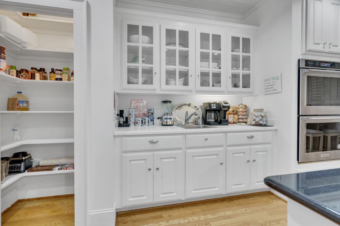 Kitchen (pantry to left) - Edisto Hidden Oasis Pool Home - Edisto Island