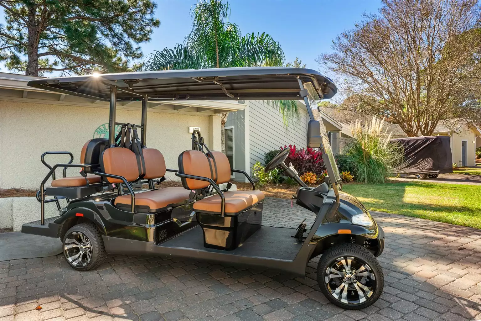 Six seater cart included