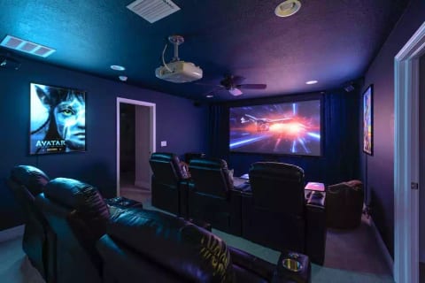 Tampa 6BR Heated Pool HotTub,Theater,GameRoom,Gym