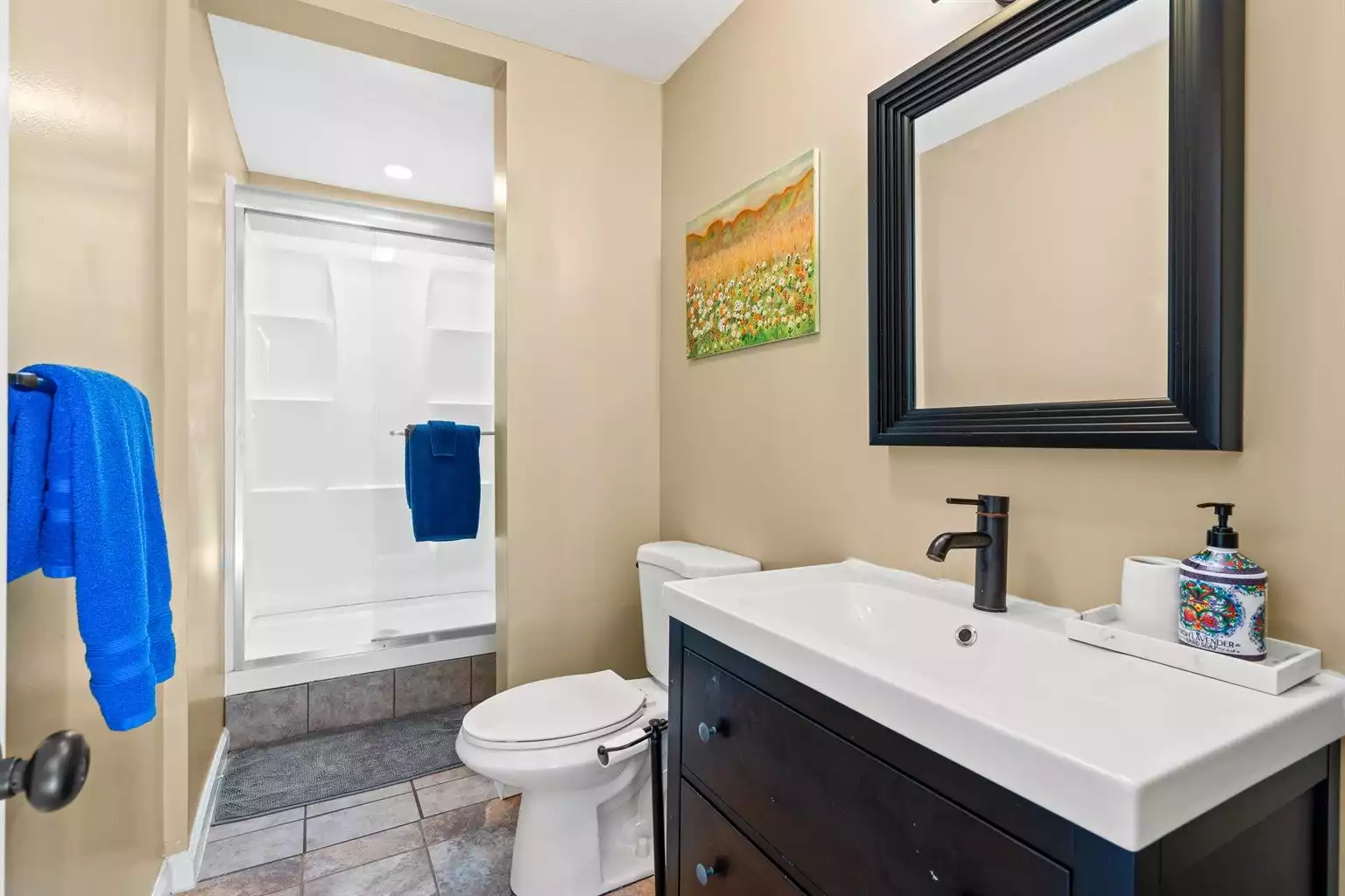 Basement Bathroom Basement Bathroom - Cozy Mountain Song - McGaheysville