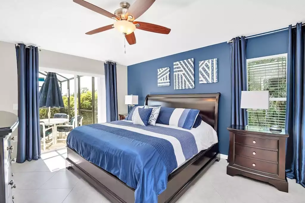 King Bedroom - Magic Emerald Island Villa - Kissimmee