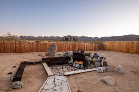 Sit back and relax by the fire