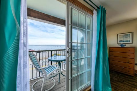 Private Balcony with beach view
