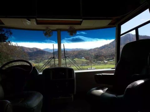View of the Smoky Mountains.