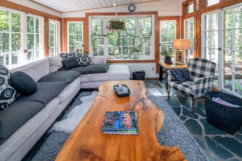 Wonderful, intimate conversations are what a living room is for
