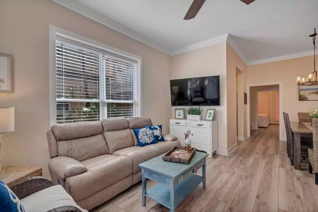 The layout is great with living room, dining room, kitchen, laundry room, and king bedroom wit full bath on the first floor. - Beautifully Updated 5 BR with Pool on Beach! - Panama City Beach