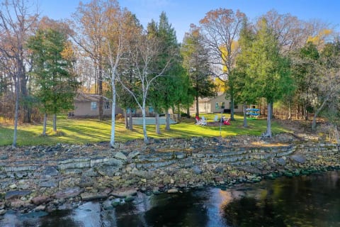 The 180' of limestone shoreline is the perfect launching point for a day on our paddleboards and kayaks. We provide you with everything that's needed, so all it takes are some water shoes or f