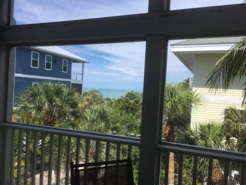 Water View from Screened Lanai after New House