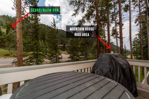 Balcony Deck - SW overlooking Schoolmarm and Haywood