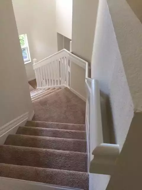 The entry to the second floor condo.