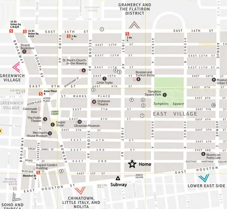 NYC East Village Apt with Working Fireplace New York