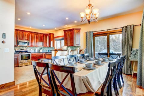 Chef's Kitchen and seating for 12