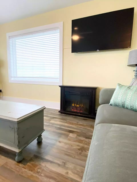 Electric Fireplace will keep you warm in the winter!