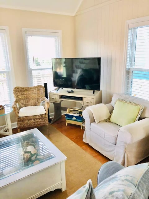 Smart TV in living room.
