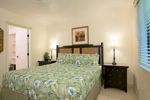 Master bedroom with 50'smart tv, king bed, bath