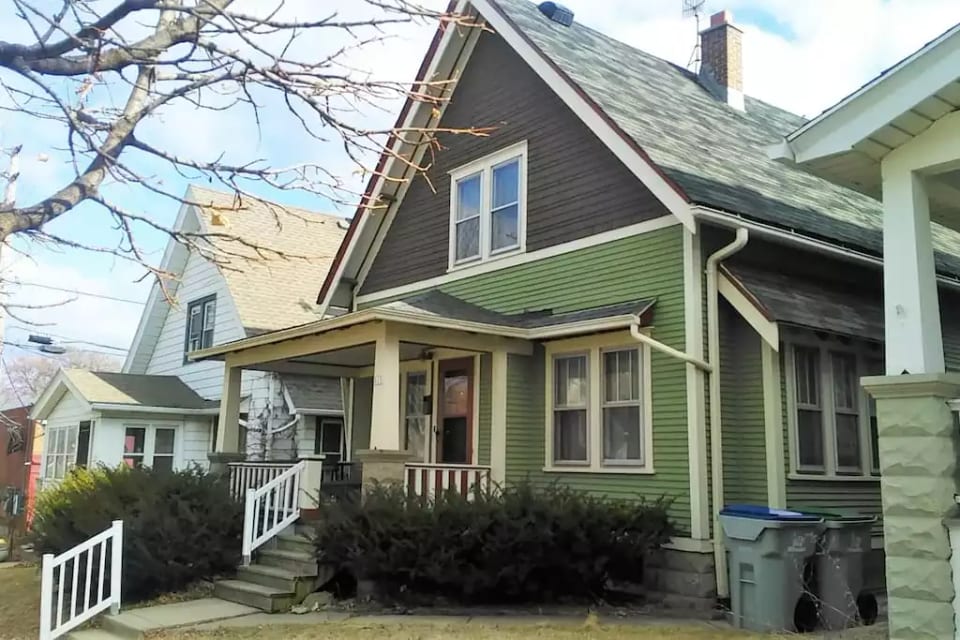 Ours is one of four nearly-identical houses on the block, all built in 1919.