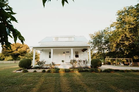The Phoenix House, as day ends after an enjoyable afternoon on Tennessee Destination Farm