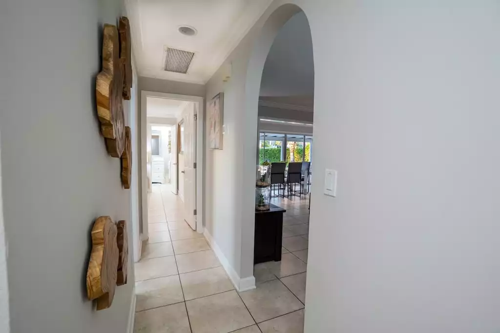 Hallway between Bedrooms one and Two