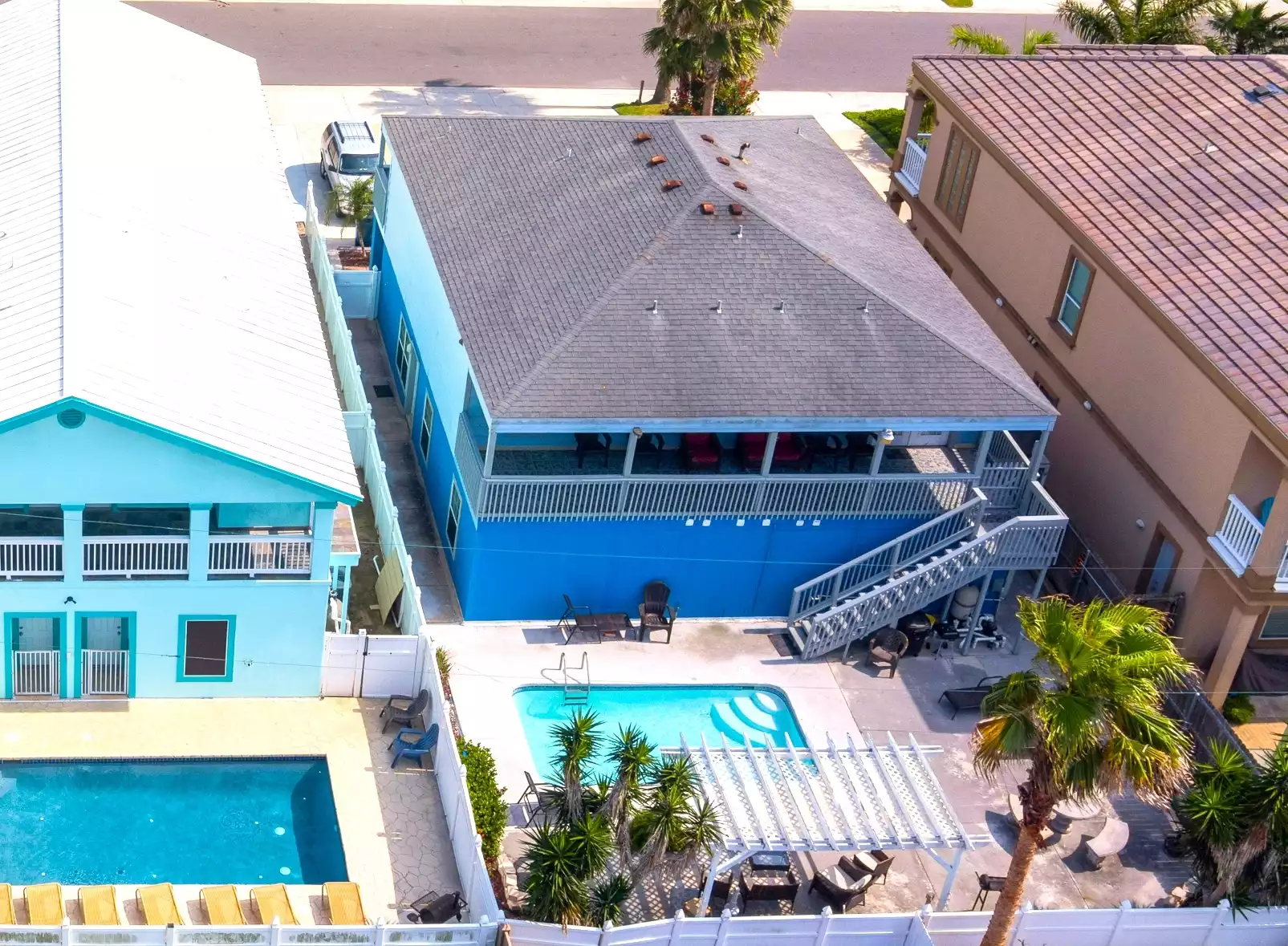 Aerial view - Casa Malbec A - South Padre Island