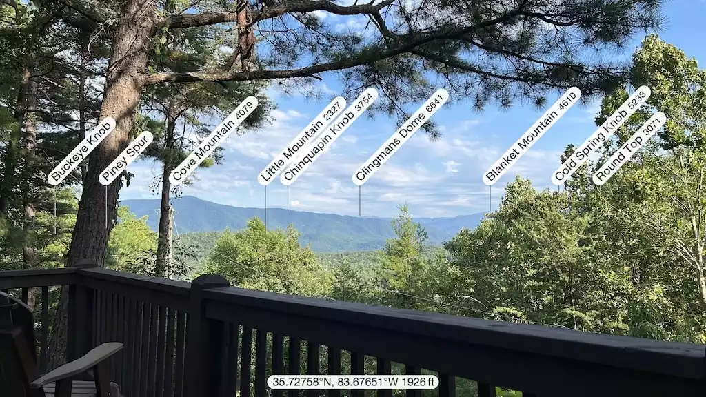 See some awesome mountain peaks from Closer to Heaven. See some awesome mountain peaks from Closer to Heaven. - Closer to Heaven Cabin - Sevierville