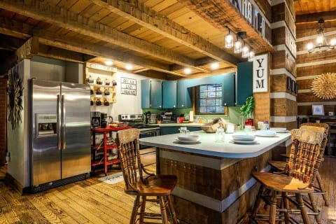 Don't want to eat out? No worries, fully stocked kitchen is available for the chef in the house.