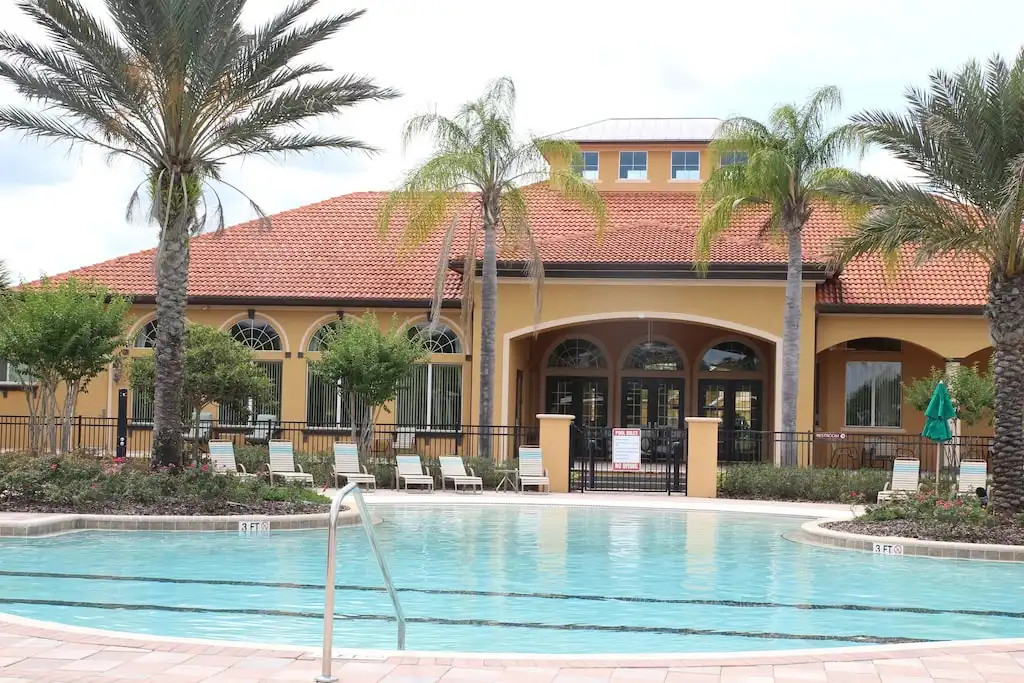 Clubhouse from rear - Florida Delight @ Watersong Resort, Davenport, Fl - Davenport