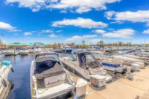 The Marina-Rent a boat or a jetski and cruise the Intracoastal Waterway.