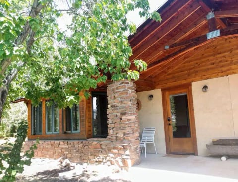 Entry to the guest house