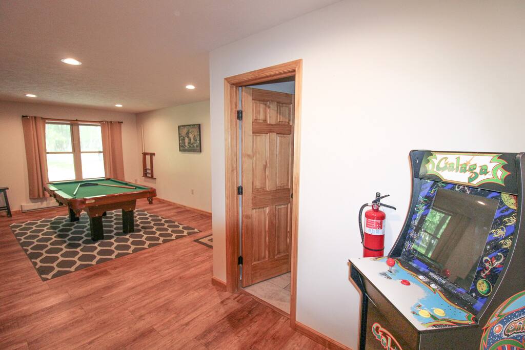 Lower level game room. - Sleeps 12! Game Room! Skiing! Hot Tub! New Build!  - Albrightsville