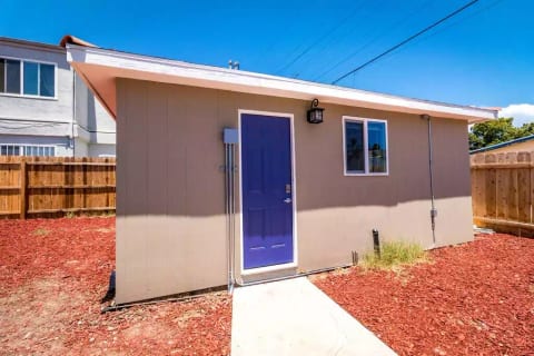*SD1* is detached, stand-alone studio home (no shared walls) on a 3-unit property with 2 additional homes that are also AirBNBs by EliteGuest™. Outdoor common areas are shared with *SD3* and *SD2* or you can book the entire 3-home property for exclusive use of all spaces.