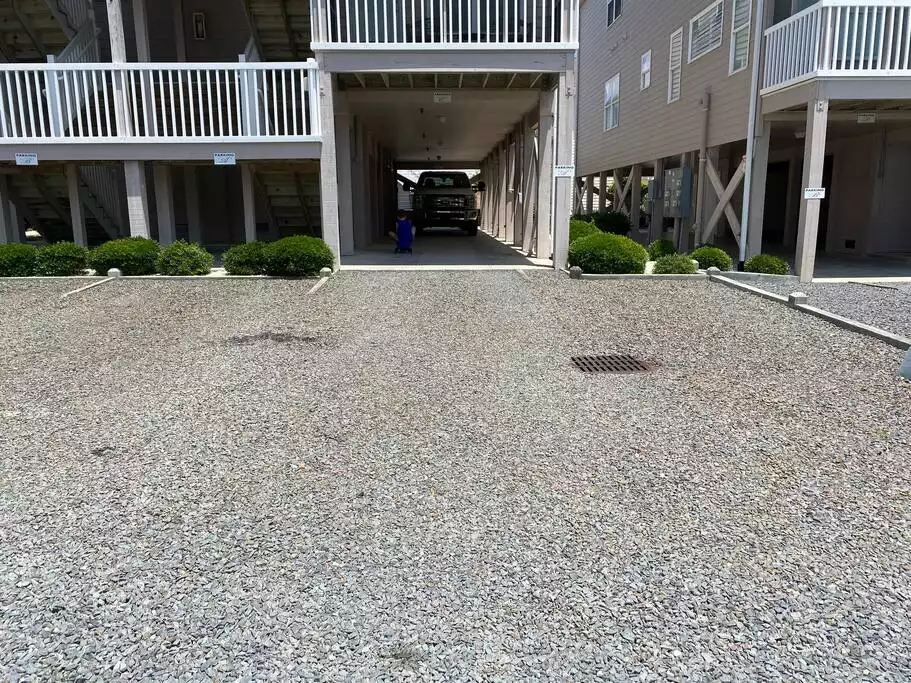 Single lane of designated parking