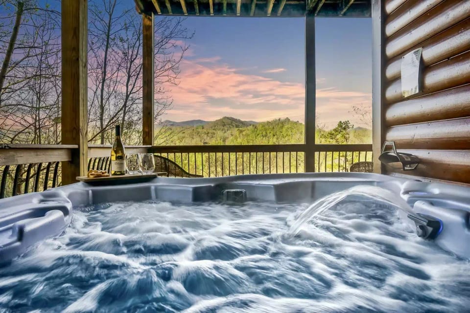 Relax in the Hot Tub and Take in the Views