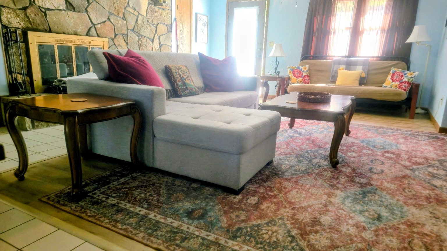 Living area at Our Place on Indian Point